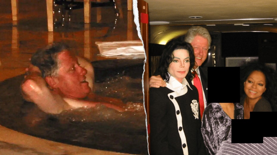 new-epstein-documents-include-photos-of-bill-clinton-shirtless-in-hot-tub,-socializing-with-michael-jackson
