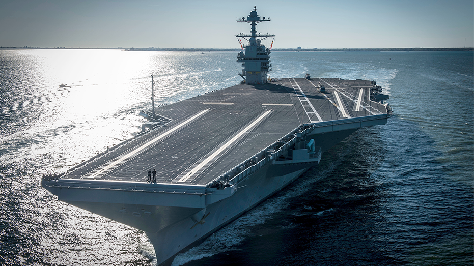 uss-ford-ordered-to-the-middle-east,-the-second-aircraft-carrier-being-sent-to-the-region