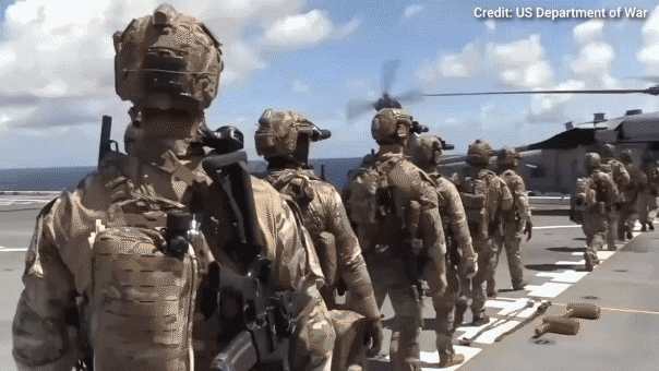 us-forces-board-sanctioned-oil-tanker-after-vessel-tried-to-evade-trump-quarantine,-department-of-war-says